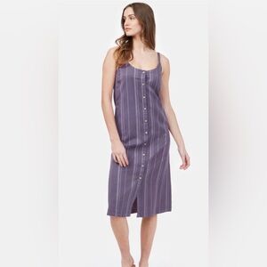 Tentree - Breeze Dress Button-Up Stripe Dress